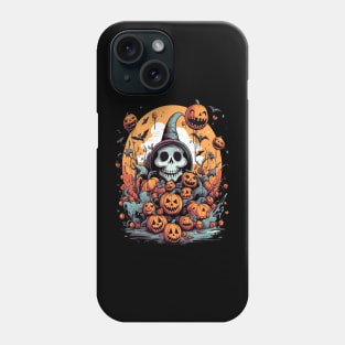 Halloween Skull Wizard Phone Case