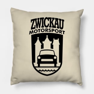 Trabant Motorsport Zwickau Coat of Arms (black) Pillow