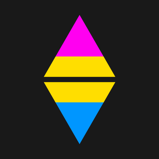 #nerfingwithpride Auxiliary Logo - Pansexual Pride Flag by hollowaydesigns