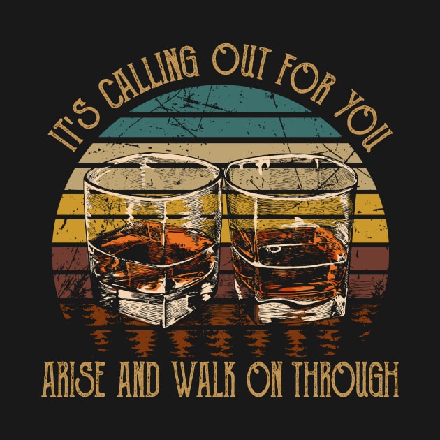 It's Calling Out For You Arise And Walk On Through Whisky Mug by KatelynnCold Brew