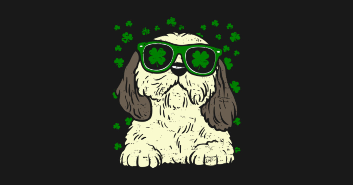 st patricks day shih tzu