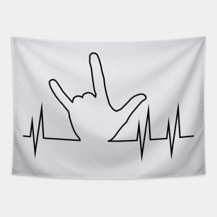 Heart beat Tapestry