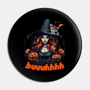 Buuhhhh-Halloween Haunt Pin