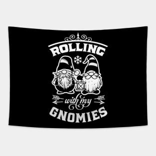 Rolling With My Gnomies Funny Christmas Tapestry