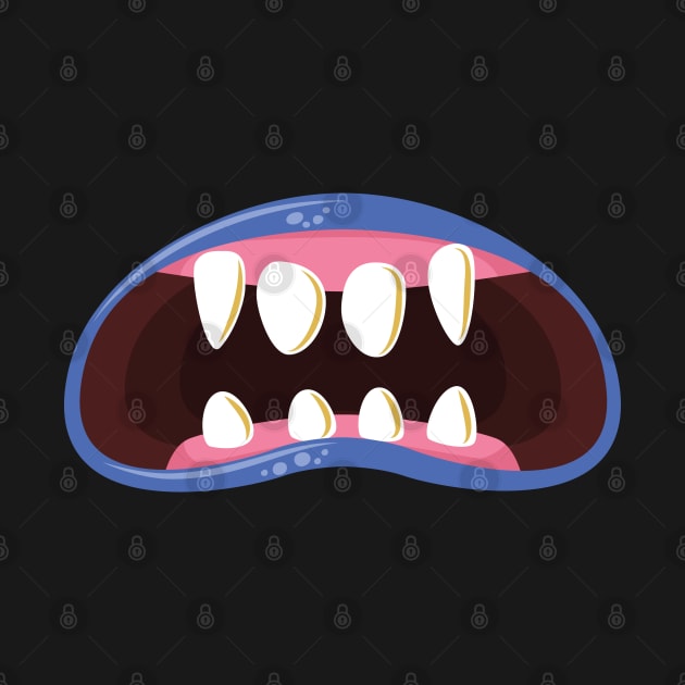 Monster mouth by gold package