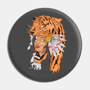 Tribal Girl Pin