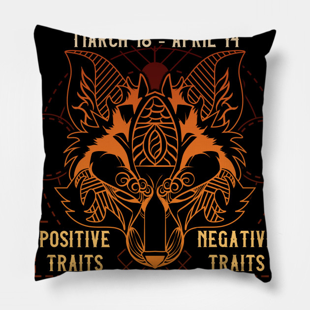 Celtic Zodiac Sign Fox Celtic Tree Astrology Celtic Pillow Teepublic