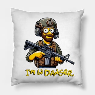 Tactical Yellow People Pillow