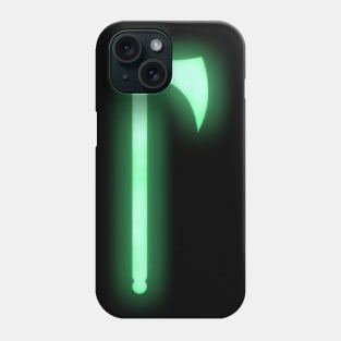 Spiritual Weapon (Green Battleaxe) Phone Case