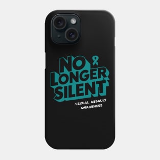 No Longer Silent, Sexual Assault Awareness Month Phone Case