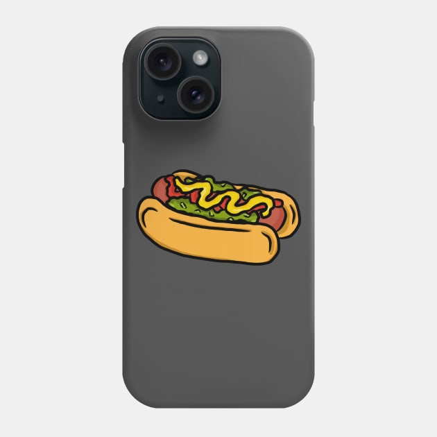 Hotdog Day Phone Case by RoserinArt