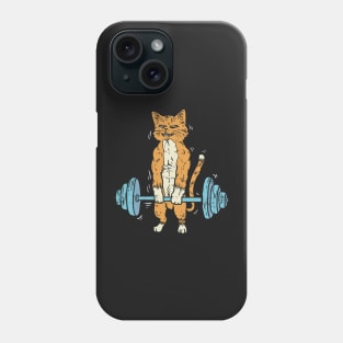 WORKOUT: Cat Deadlift Phone Case