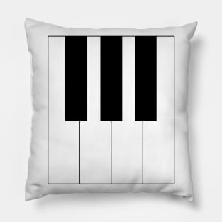 Piano Keyboard (F,G,A,B) Pillow