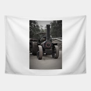 Vintage steam traction engine Tapestry