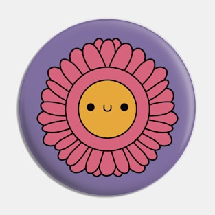 Cute Kawaii Pink Gerbera Daisy Pin