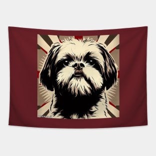 Shih Tzu Pop art - Muted Colous Tapestry