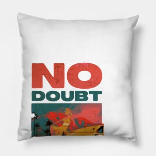 no doubt vintage// ArtDrawing Pillow