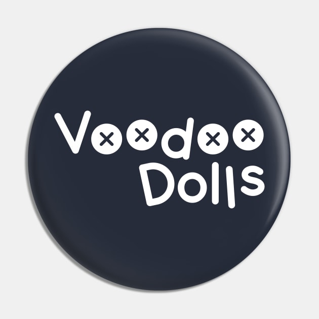 Voodoo Dolls Logo Pin by sylvaindrolet