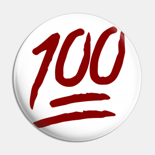 number 100 Pin