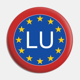 Luxembourg Letzebuerg Pin