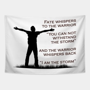 I am the Storm - Man Tapestry