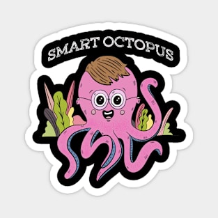 Smart Octopus Animals Magnet