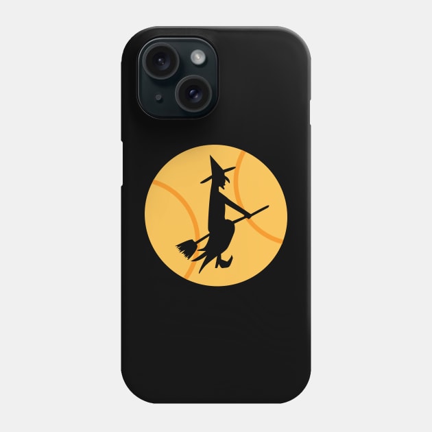 Padel Halloween Witch Silhouette Phone Case by whyitsme