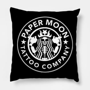 Paper Moon Tattoo Co Energy Logo Pillow