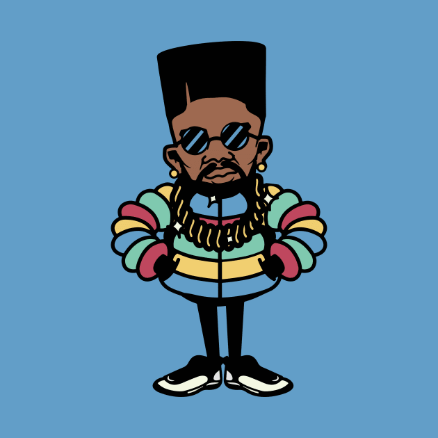 Retro Old School Hip Hop Cartoon Character by SLAG_Creative