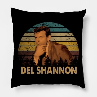 Vintage Vibe Del-Inspired T-Shirt Pillow