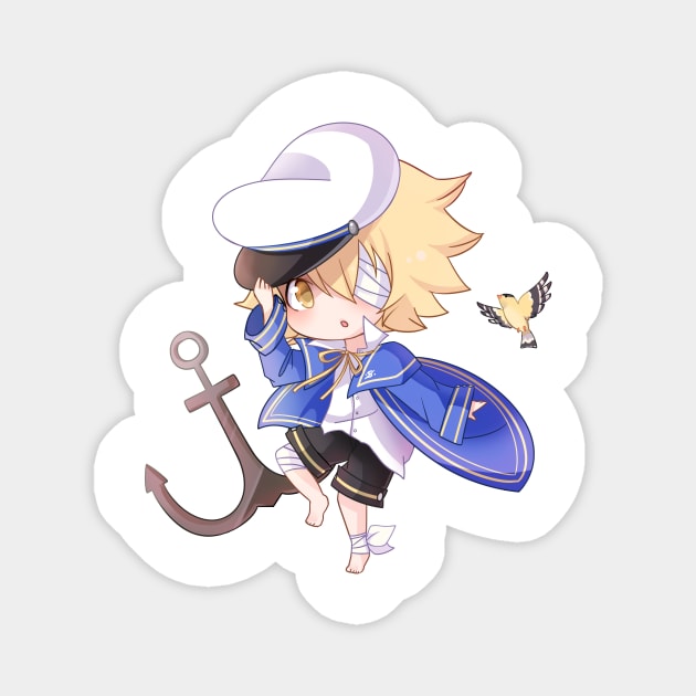 Vocaloid Oliver Chibi Magnet by chunky