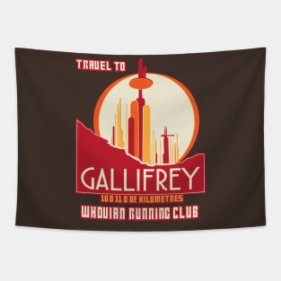 Travel to Gallifrey Tapestry