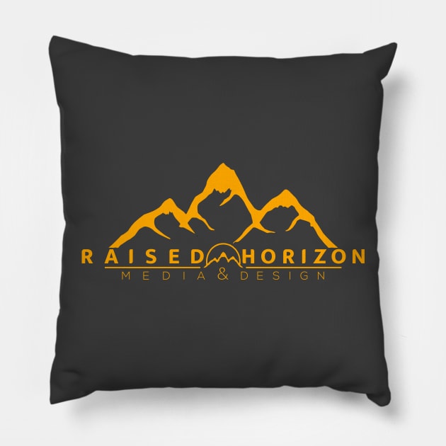 Raised Horizon Media & Design Logo Shirt Pillow by RaisedHorizon