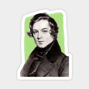 German Composer Robert Schumann illustration Magnet