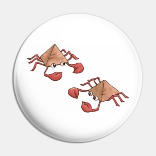 Pyramid Hermit Crabs Pin