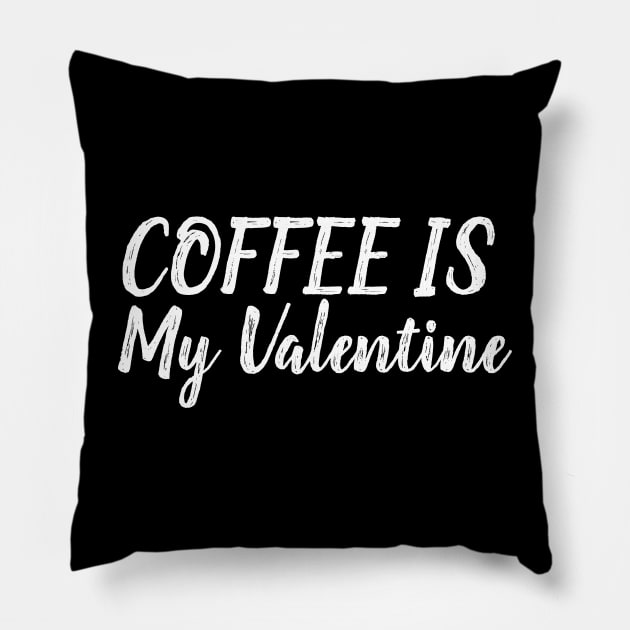 Coffee Is My Valentine Pillow by MariaB