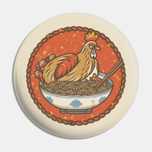 Chicken and rice design Pin