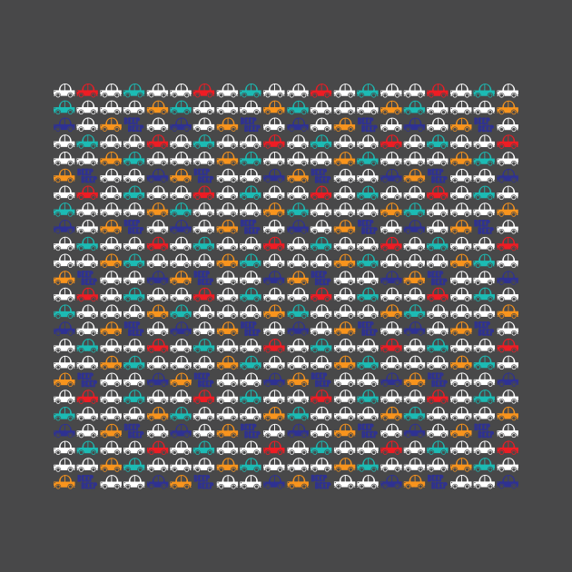 Beep Beep _ Blue and Orange by Tees4Elliott