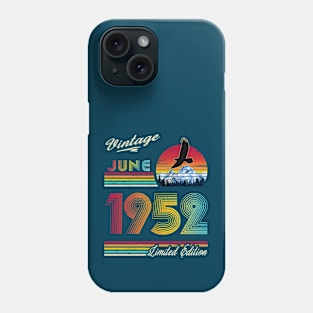 June 1952 Birthday Phone Case