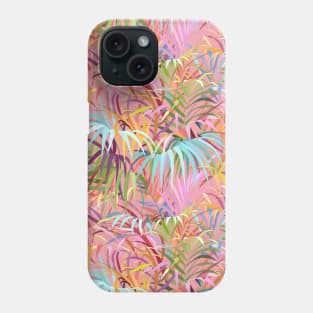 Tropical mood on peony pink sunrise Phone Case