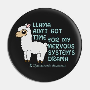 Llama Health Drama Pin