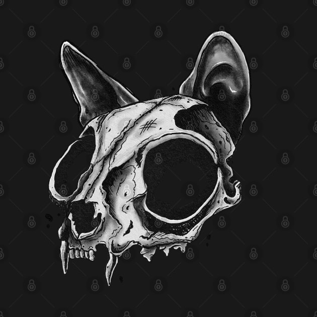 Dead Kitty Skull by TerezaValkova