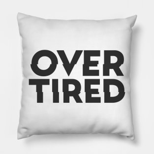 Overtired Logo Shirt - Light Edition Pillow