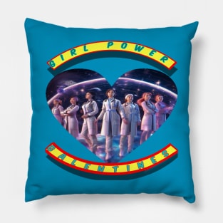 Girl power galantine’s space doctors and nurses Pillow