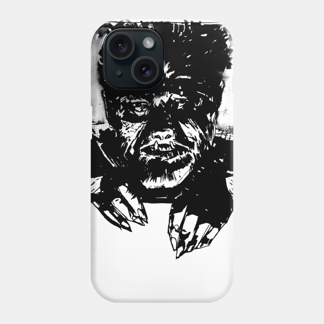 The Wolf Man Phone Case by BertoMier