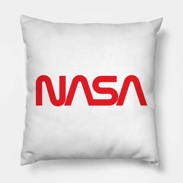 The Worm is Back NASA Pillow by Mandra