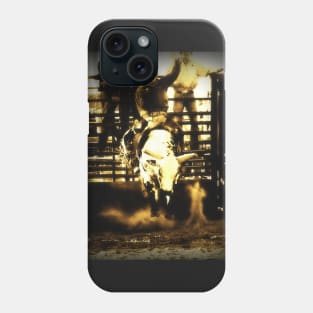 Bull Riding Rodeo Cowboy Rustic Country Western Phone Case