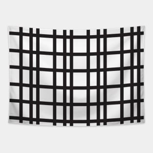 Black and white grid seamless pattern Tapestry