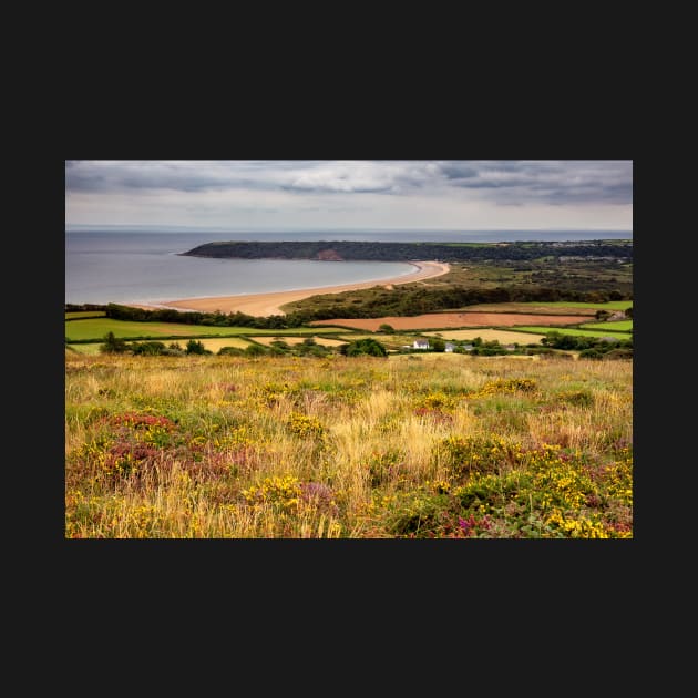 Oxwich Bay from Cefn Bryn, Gower by dasantillo