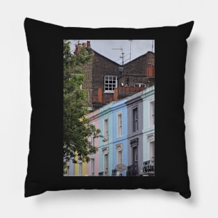 A View of London Victorian Architecture Pillow